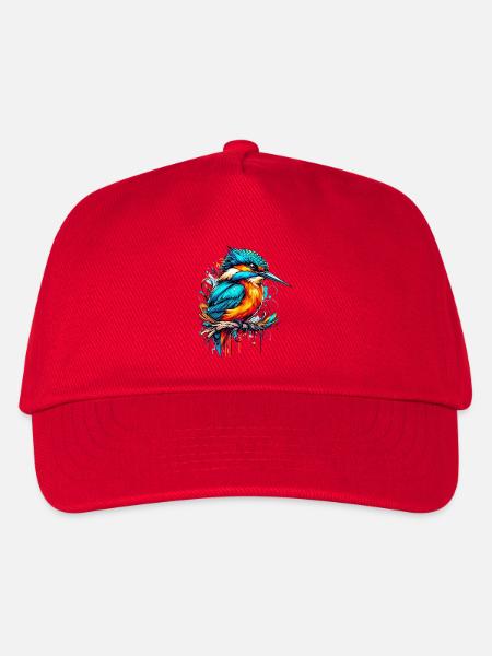 Eisvogel - Kinder Basecap - Rot