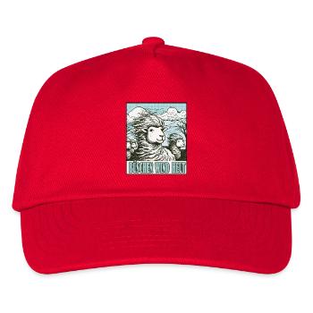 schaf Usedom T-Shirt – Ostsee Streetwear Design - Kids’ Baseball Cap - red - Front