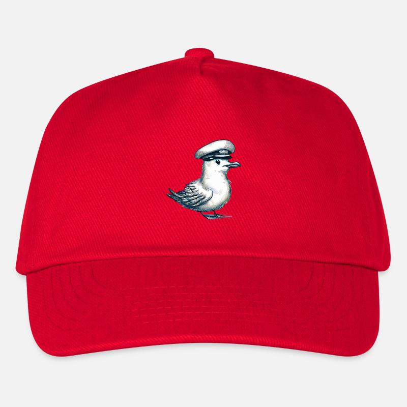 Möwe - Kinder Basecap - Rot