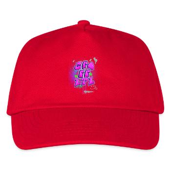 Graffiti Art - Trendy Grafitti Art Apparel - Kinder Basecap - Rot - Vorne