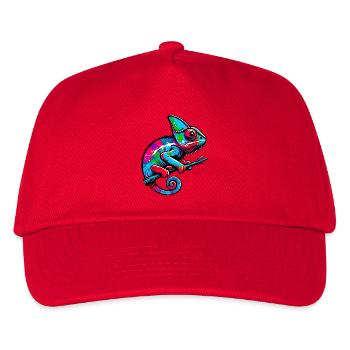 Caméléon - Casquette de baseball Enfant - rouge - Devant
