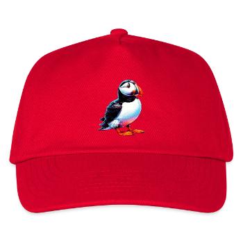 Puffin - Kids’ Baseball Cap - red - Front