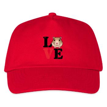 Amour Gerbille Dire Racing Rat Gerbil Cadeau - Casquette de baseball Enfant - rouge - Devant