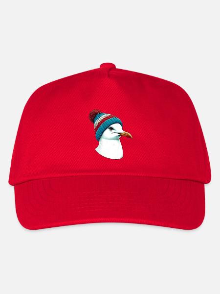 Möwe - Kinder Basecap - Rot