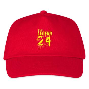 DIE LEGENDE 24 - Kinder Basecap - Rot - Vorne