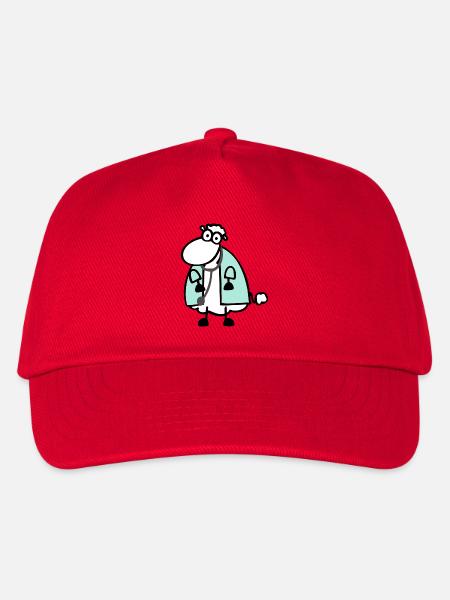 Arztschaf 2 - Kinder Basecap - Rot