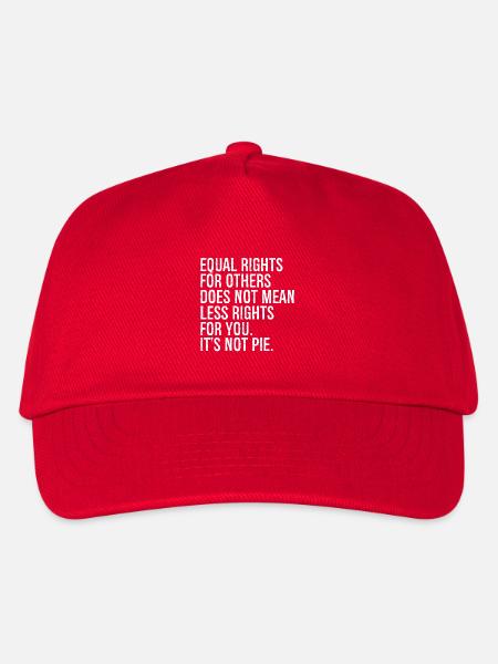 equal rights for others does not mean less rights - Kinder Basecap - Rot