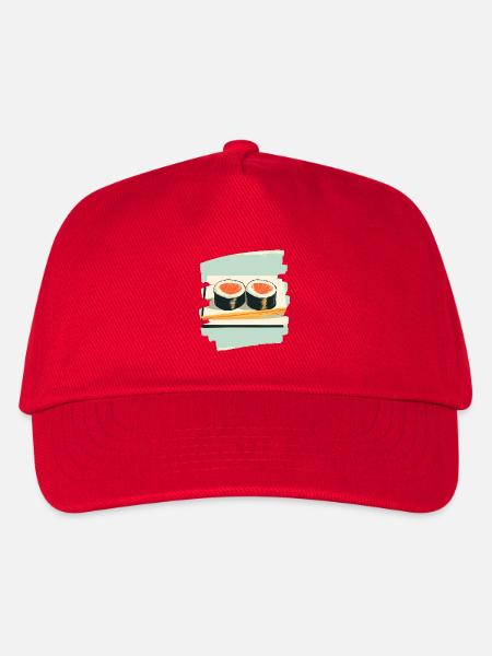 Sushi - Casquette de baseball Enfant - rouge