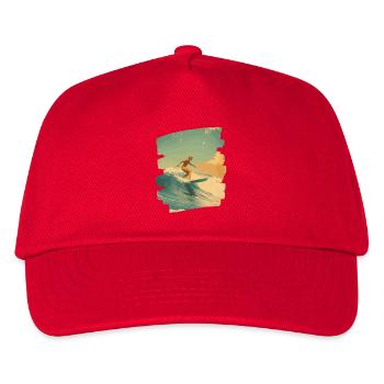 Surfeur - Casquette de baseball Enfant - rouge - Devant