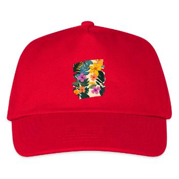Sommer - Kinder Basecap - Rot - Vorne