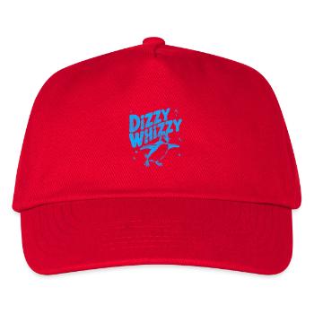 Dizzy Whizzy penguin Illustration - Kids’ Baseball Cap - red - Front