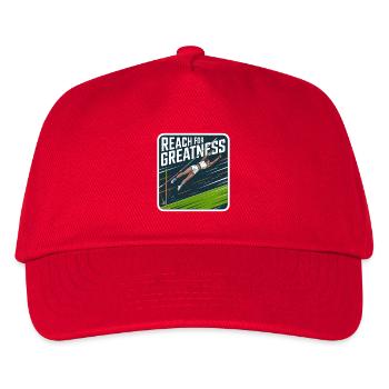 Reach for Greatness Athletic Design - Kids’ Baseball Cap - red - Front