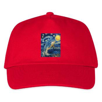 Delfin Style Van Gogh Étoilé - Casquette de baseball Enfant - rouge - Devant