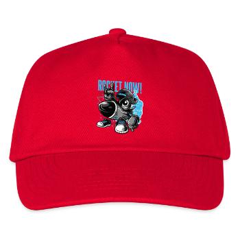 JETZT RAKETE - Kinder Basecap - Rot - Vorne