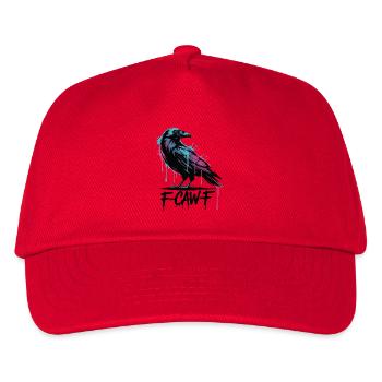 F-Caw-F Meme Crow - Casquette de baseball Enfant - rouge - Devant