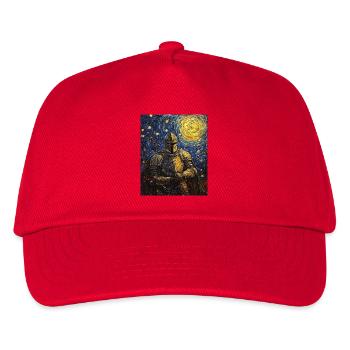 Ritter Van Gogh Style Starry Night - Kids’ Baseball Cap - red - Front