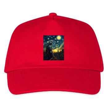Ritter Van Gogh Style Starry Night - Kids’ Baseball Cap - red - Front