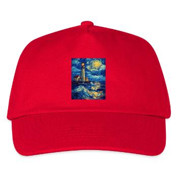 Lighthouse Sea Baltic Sea North Sea North Beach - Kids’ Baseball Cap - red - Front