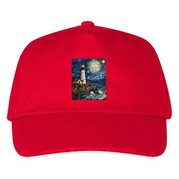 Lighthouse Sea Baltic Sea North Sea North Beach - Kids’ Baseball Cap - red - Front