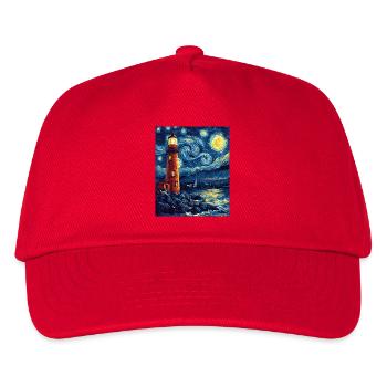 Lighthouse Sea Baltic Sea North Sea North Beach - Kids’ Baseball Cap - red - Front