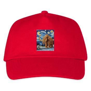 Mammut Van Gogh Starry Night - Kinder Basecap - Rot - Vorne