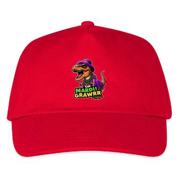 T Rex Carnaval Mardi Gras - Casquette de baseball Enfant - rouge - Devant