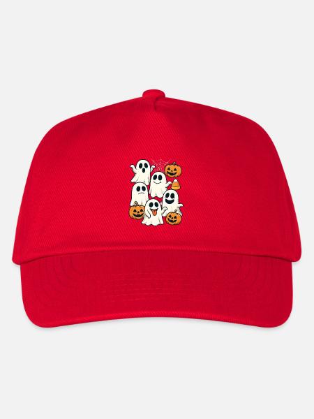 Halloween Geister & Gespenster Outfit Geister - Kinder Basecap - Rot