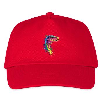 Raptor Velociraptor Dinosaur Dino Raptors - Kids’ Baseball Cap - red - Front