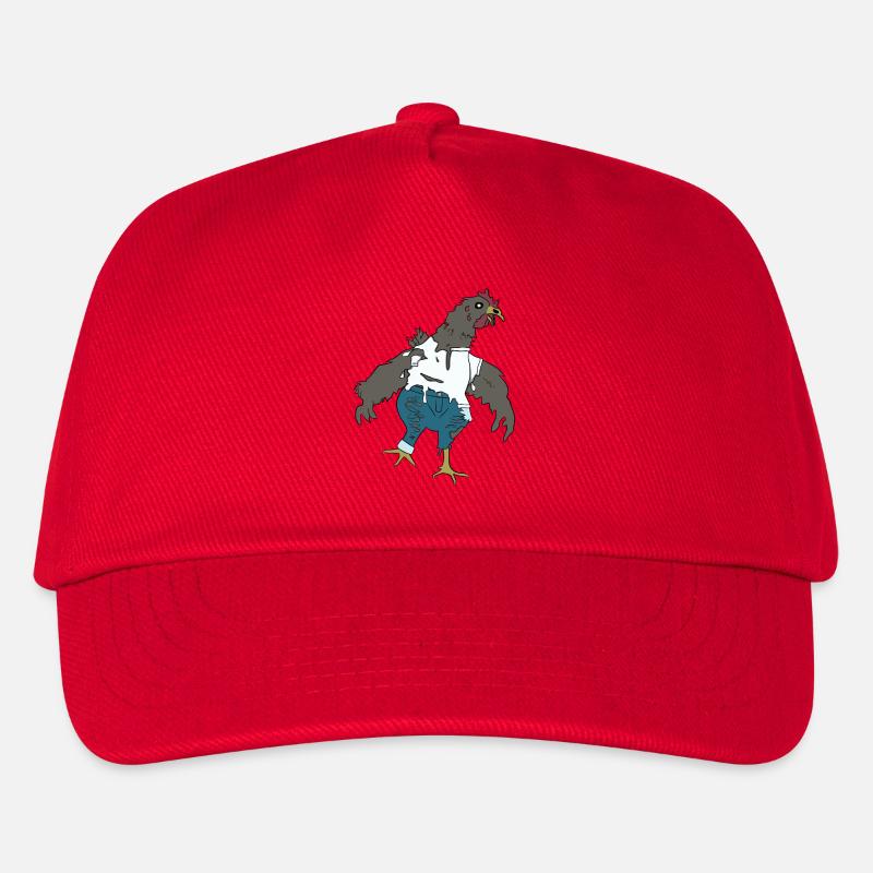 Zombie-Huhn - Kinder Basecap - Rot