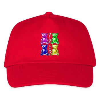 GUMMIBÄREN MEINE BANDE - Kinder Basecap - Rot - Vorne