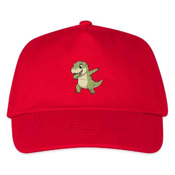 Gefährlicher Dabbing T-Rex - Kinder Basecap - Rot - Vorne