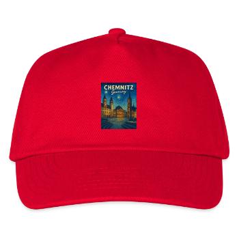 Place des veilleuses de Chemnitz - Casquette de baseball Enfant - rouge - Devant