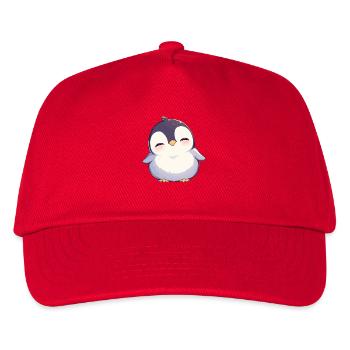 Pinguine Pinguin - Kinder Basecap - Rot - Vorne