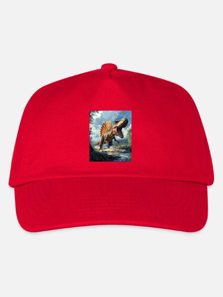 Spinosaurus - Kinder Basecap - Rot