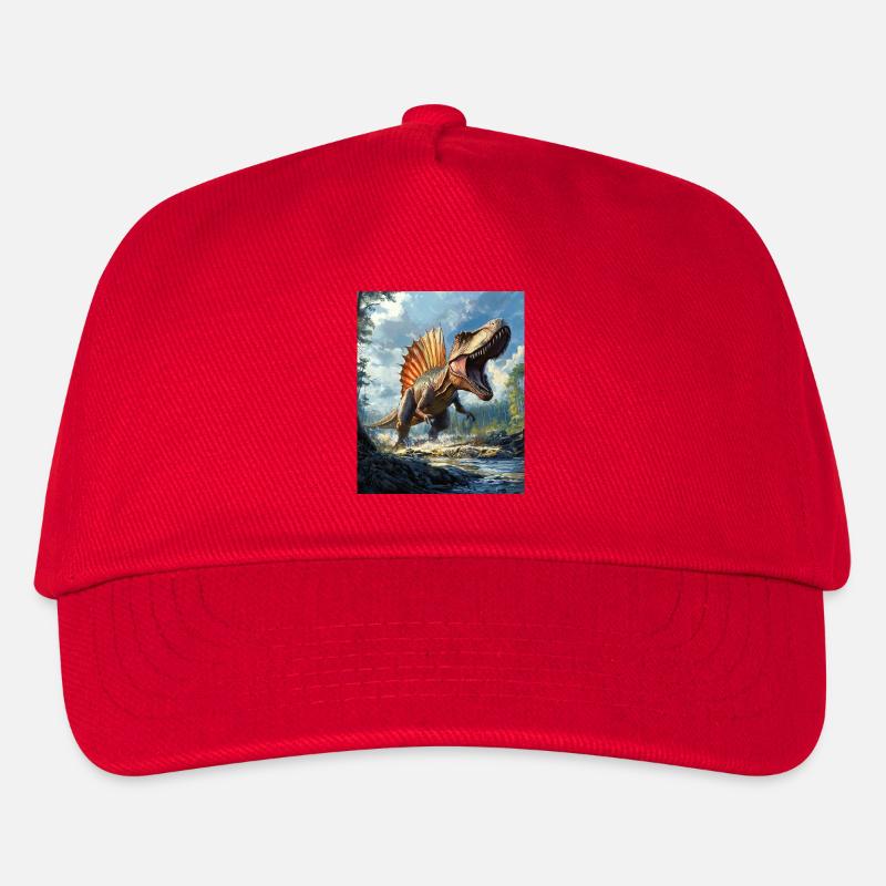 Spinosaurus - Kinder Basecap - Rot