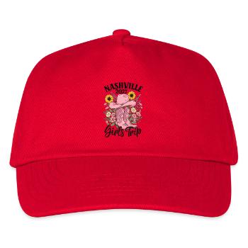 Girls Trip Nashville 2027 - Kinder Basecap - Rot - Vorne