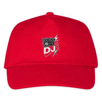 Music DJ Controller Flash Cable Club Beat - Kids’ Baseball Cap - red - Front