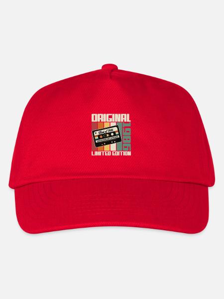 Original 1986 Jahrgang Vintage Geburtstag Retro - Kinder Basecap - Rot