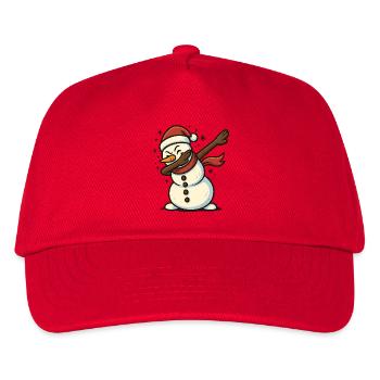 Éponge le bonhomme de neige - Casquette de baseball Enfant - rouge - Devant