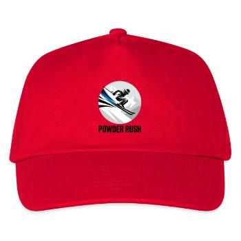 Ski Downhill Race Slope Winter Snow - Kids’ Baseball Cap - red - Front