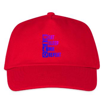 Motocross motif with recognition value - Kids’ Baseball Cap - red - Front