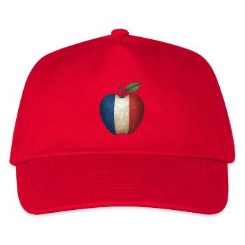Frankreich - Kinder Basecap - Rot - Vorne