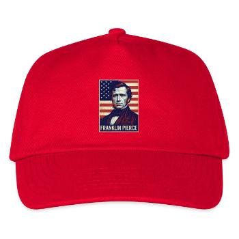 Affiche vintage de Franklin Pierce - Casquette de baseball Enfant - rouge - Devant