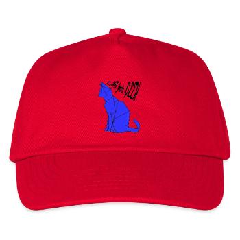 Schrödinger Cat für Geek - Kinder Basecap - Rot - Vorne