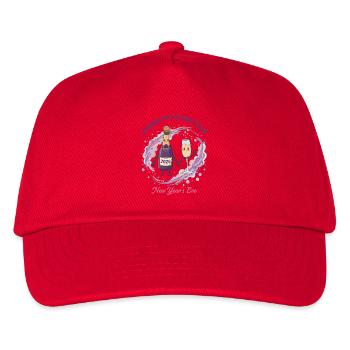 Prost auf Silvester 2026 - Kinder Basecap - Rot - Vorne