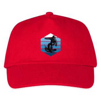 Snowboard Love to Wear - Kids’ Baseball Cap - red - Front