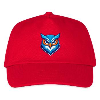 Blue Owl Esports Mascot Logo - Kids’ Baseball Cap - red - Front