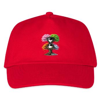 The time of the unaltered seasons - Kids’ Baseball Cap - red - Front