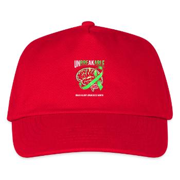 Unbreakable Brain Ribbon - Kinder Basecap - Rot - Vorne