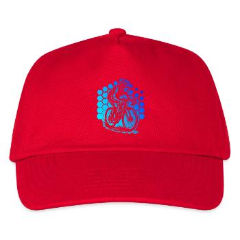 Roadbike motif with recognition value - Kids’ Baseball Cap - red - Front